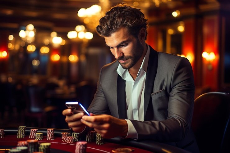 Antarmuka aplikasi mobile jnetoto login menampilkan pasar Liga 1 dan meja dealer langsung